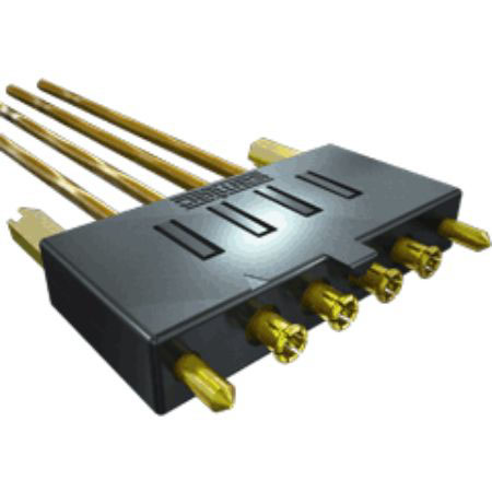 Samtec GRF1 Series, Jack Through Hole, 50Ω, Solder Termination, Right Angle Body