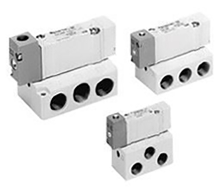 SMC 5/3 Pneumatic Solenoid Valve - Solenoid Metric M5 SYA3000 Series