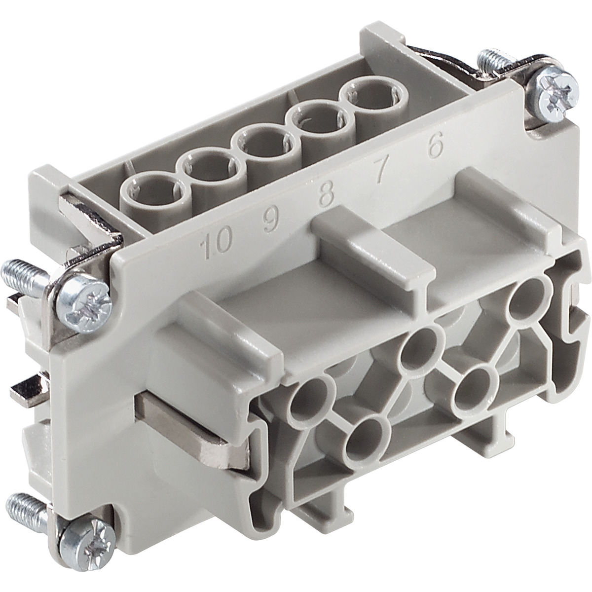 Lapp Kit, 10 Way, CSA: 10 A, IEC: 23 A, UL: 10 A, Female, EPIC KIT H, Base, 600 V
