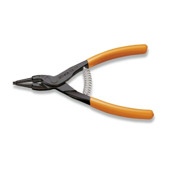 BETA Circlip Pliers, 140 x 1.3 mm Overall, Straight Tip, 20mm Jaw