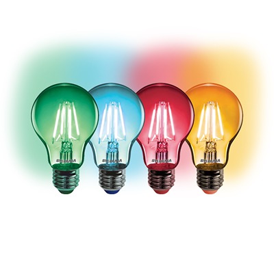 Sylvania ToLEDo Retro E27 LED Bulbs 4 W, Pear shape