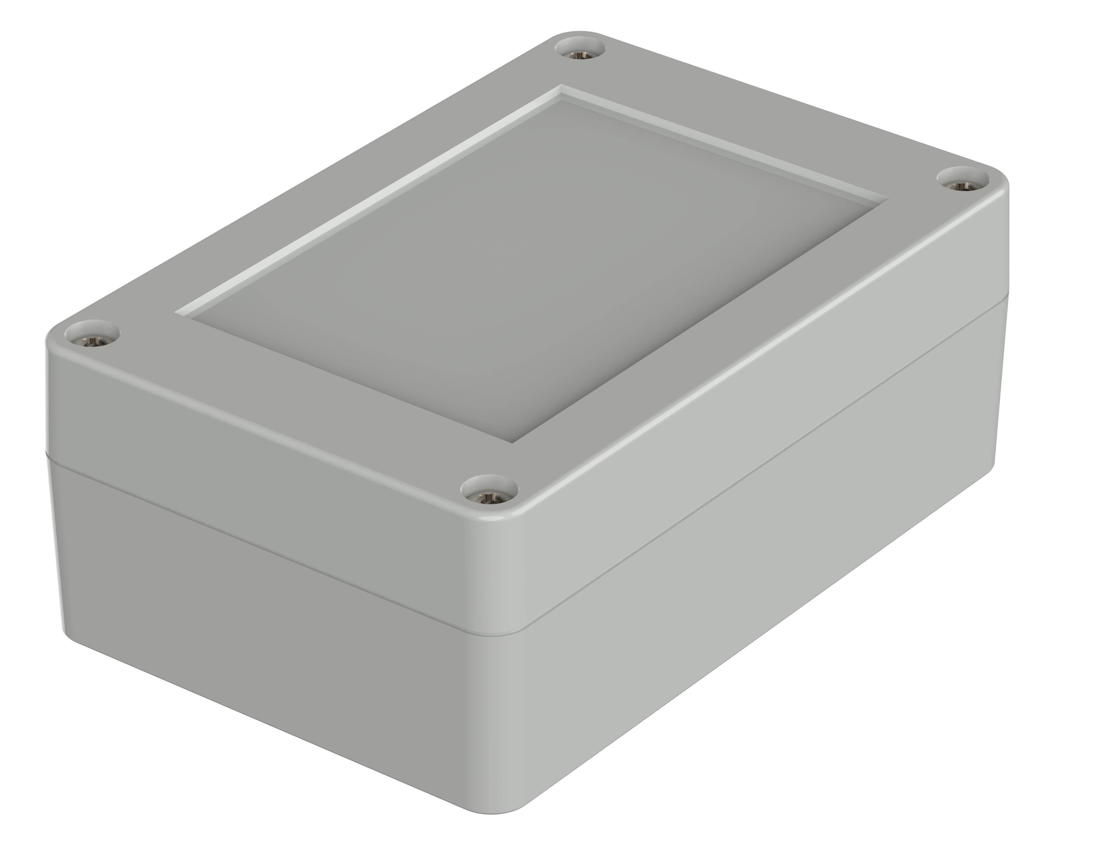 Bopla Euromas X Series Light Grey ABS Enclosure, IP66, IP68, IK07, Light Grey Lid, 105 x 70 x 40mm