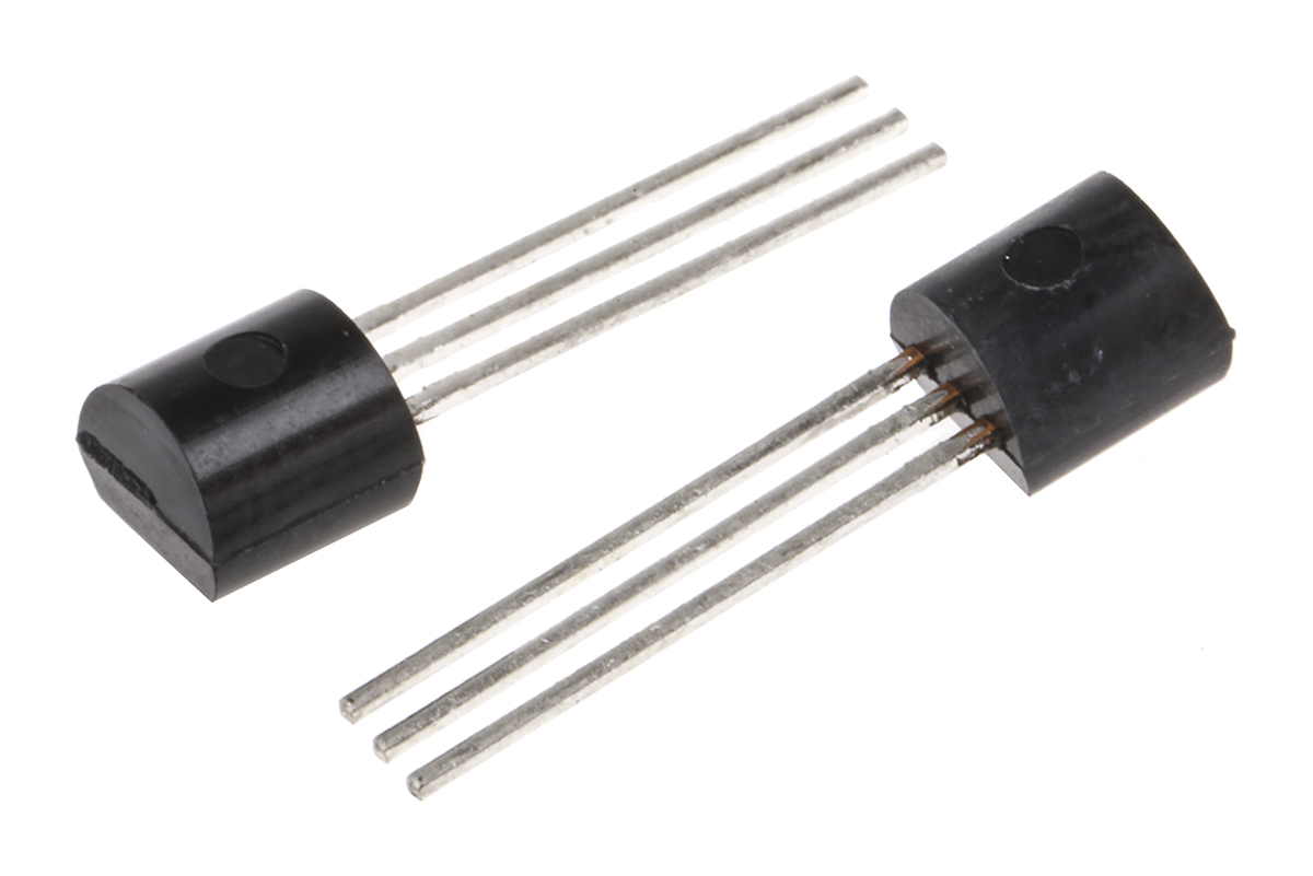 Texas Instruments Temperature Sensor, Voltage Output, Through Hole Mount, Analogue, ±4°C, 3 Pins