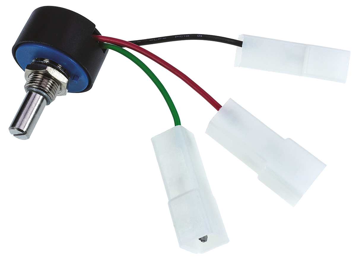 Vishay 357 1kΩ Rotary Potentiometer Continuous-Turns 1-Gang Panel Mount, 357B0102MXB054506