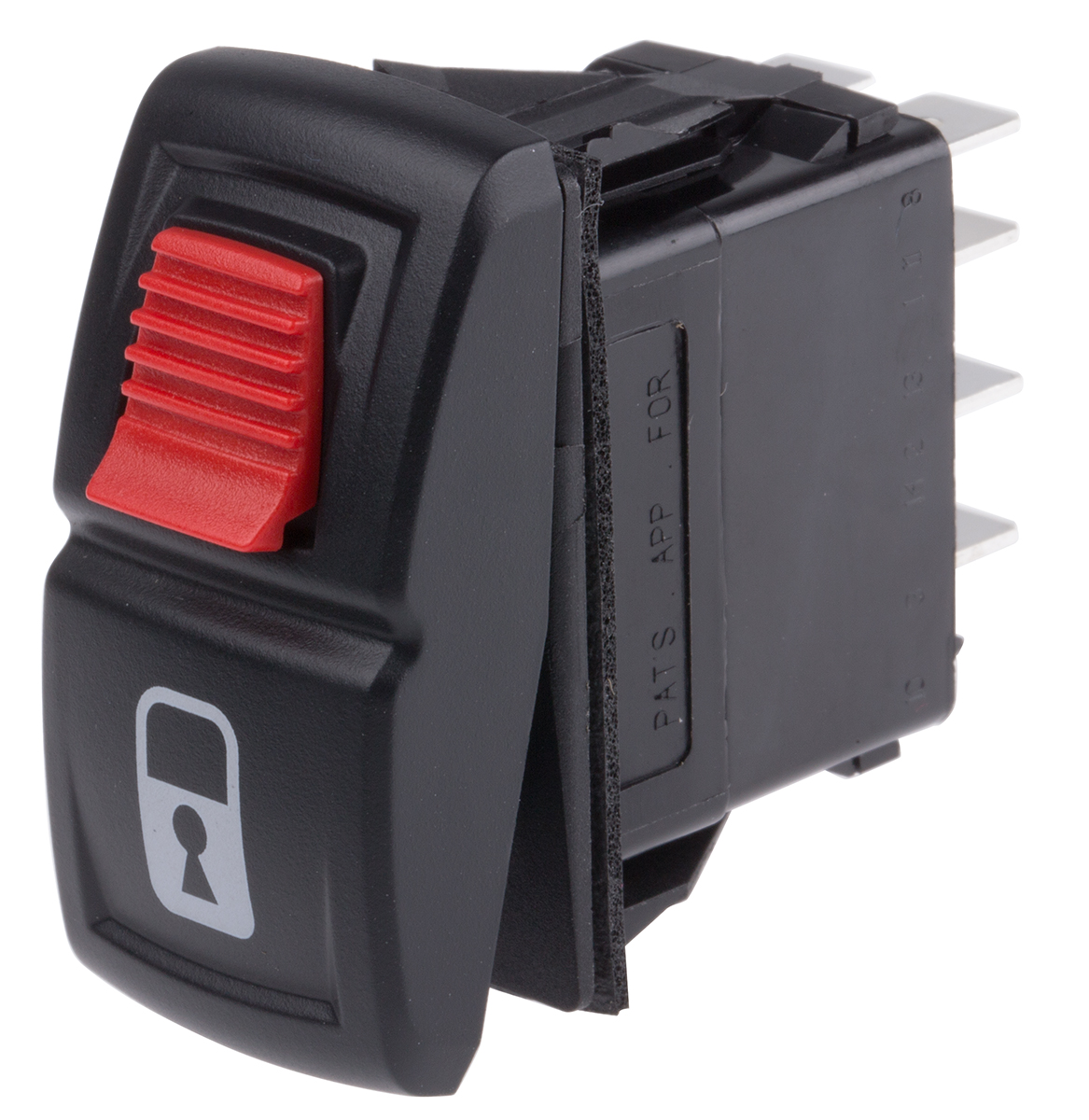 Carling Technologies Illuminated DPST, On-(On) Rocker Switch Panel Mount
