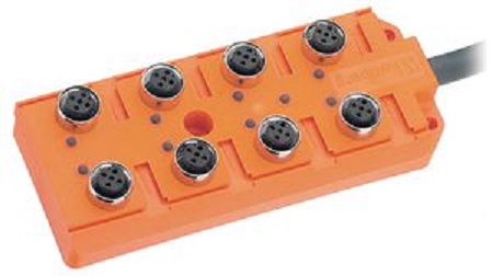Lumberg Automation 111 Series Sensor Box, M12, 5m cable, 8 way, 8 port