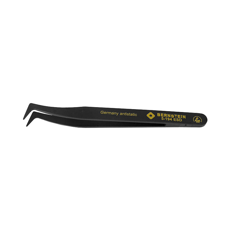 Bernstein 120 mm, Plastic, Angle, ESD Tweezer
