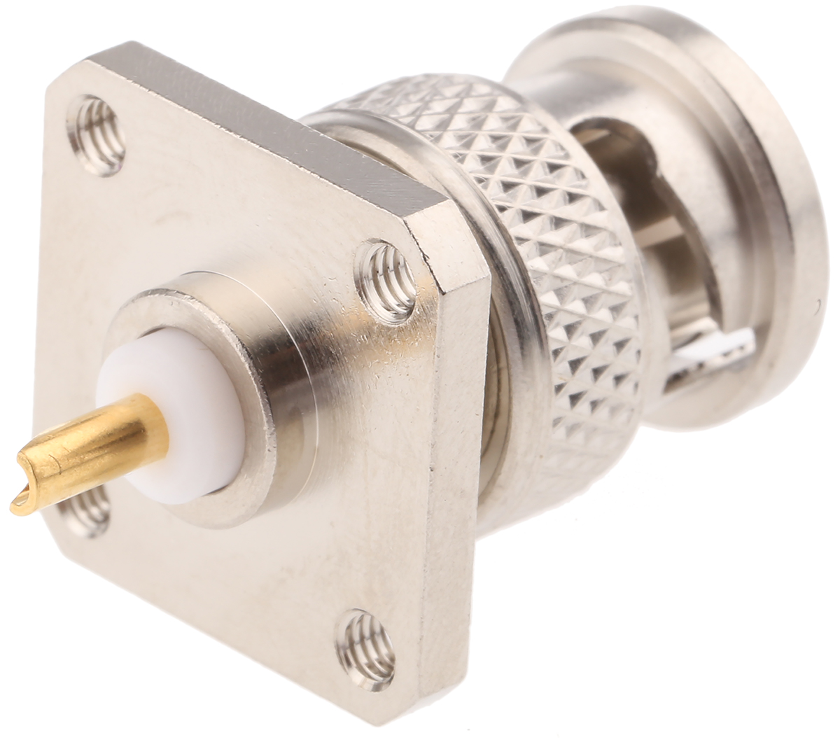 Radiall, Plug Flange Mount BNC Connector, 50Ω, Solder Termination, Straight Body