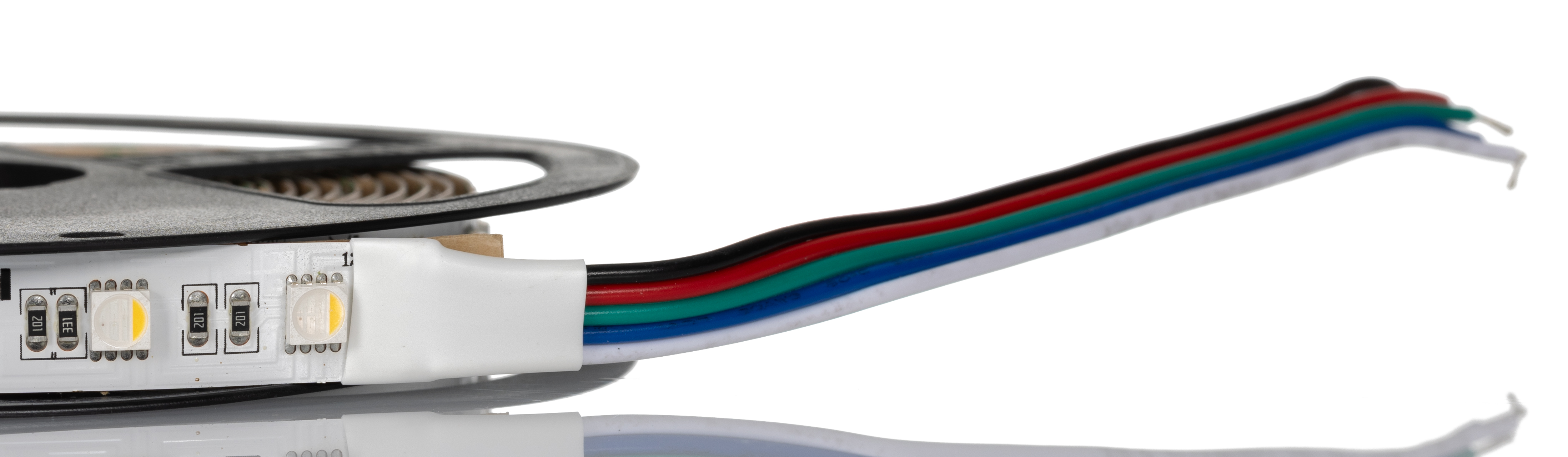 RS PRO 24V dc RGB LED Strip Light, 4000K Colour Temp, 5m Length