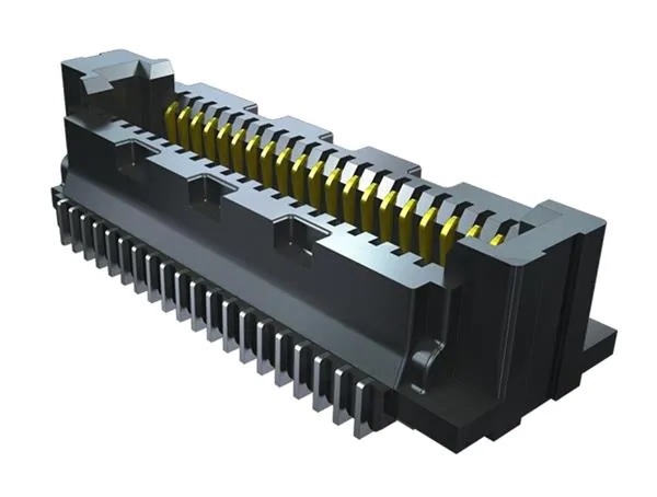 Samtec SS5 Series Straight Surface Mount PCB Socket, 40-Contact, 2-Row, 0.5mm Pitch