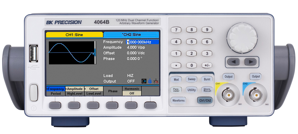 BK Precision 4064B Arbitrary Waveform Generator, 1 μHz Min
