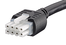 Molex 8 Way Female Mini-Fit Jr. to 8 Way Female Mini-Fit Jr. Wire to Board Cable, 500mm