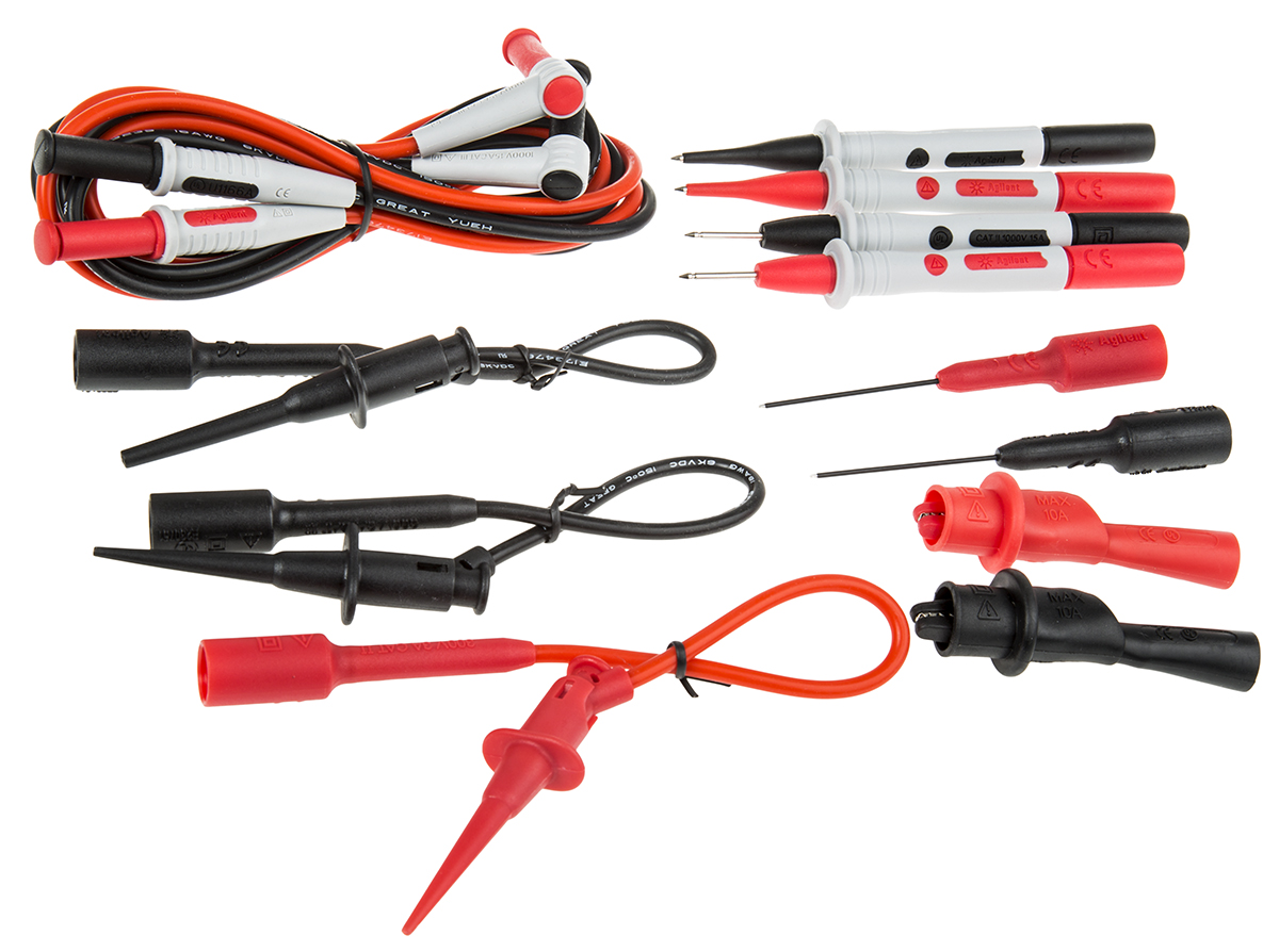 Keysight Technologies U1168A Test Lead Kit, CAT II, CAT III, CAT IV, 15A