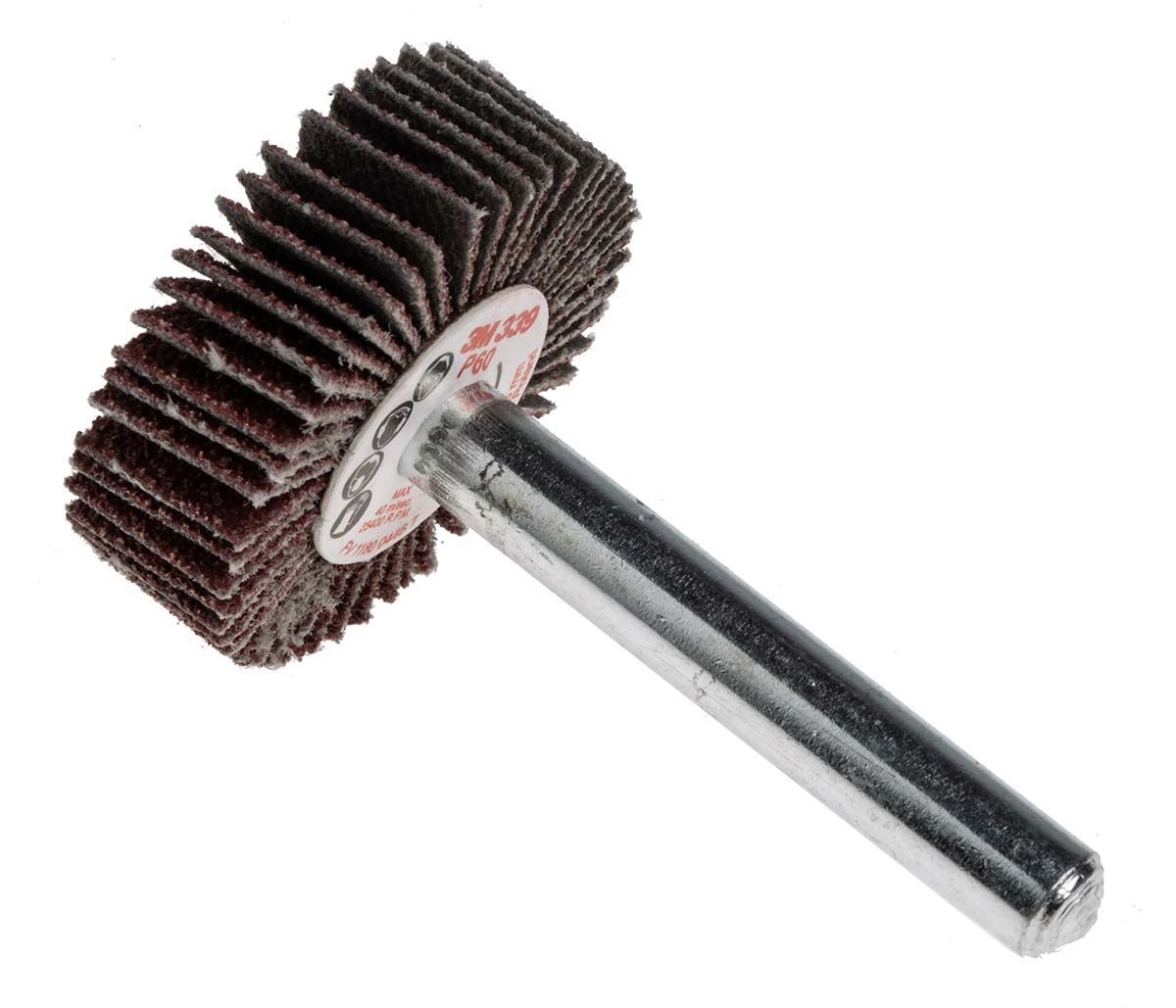 3M Aluminium Oxide Flap Wheel, 30mm Diameter, P60 Grit