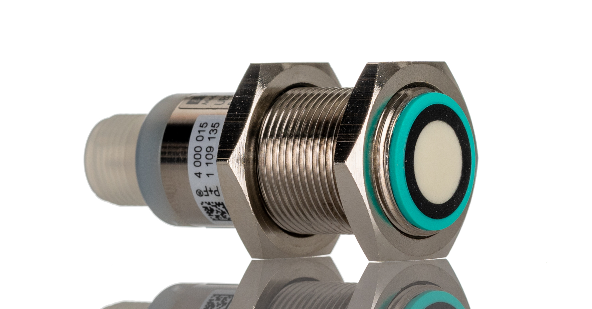 Pepperl + Fuchs Ultrasonic Threaded Barrel Proximity Sensor, M18, 300 mm Detection, PNP NO/NC, 10 → 30 V dc