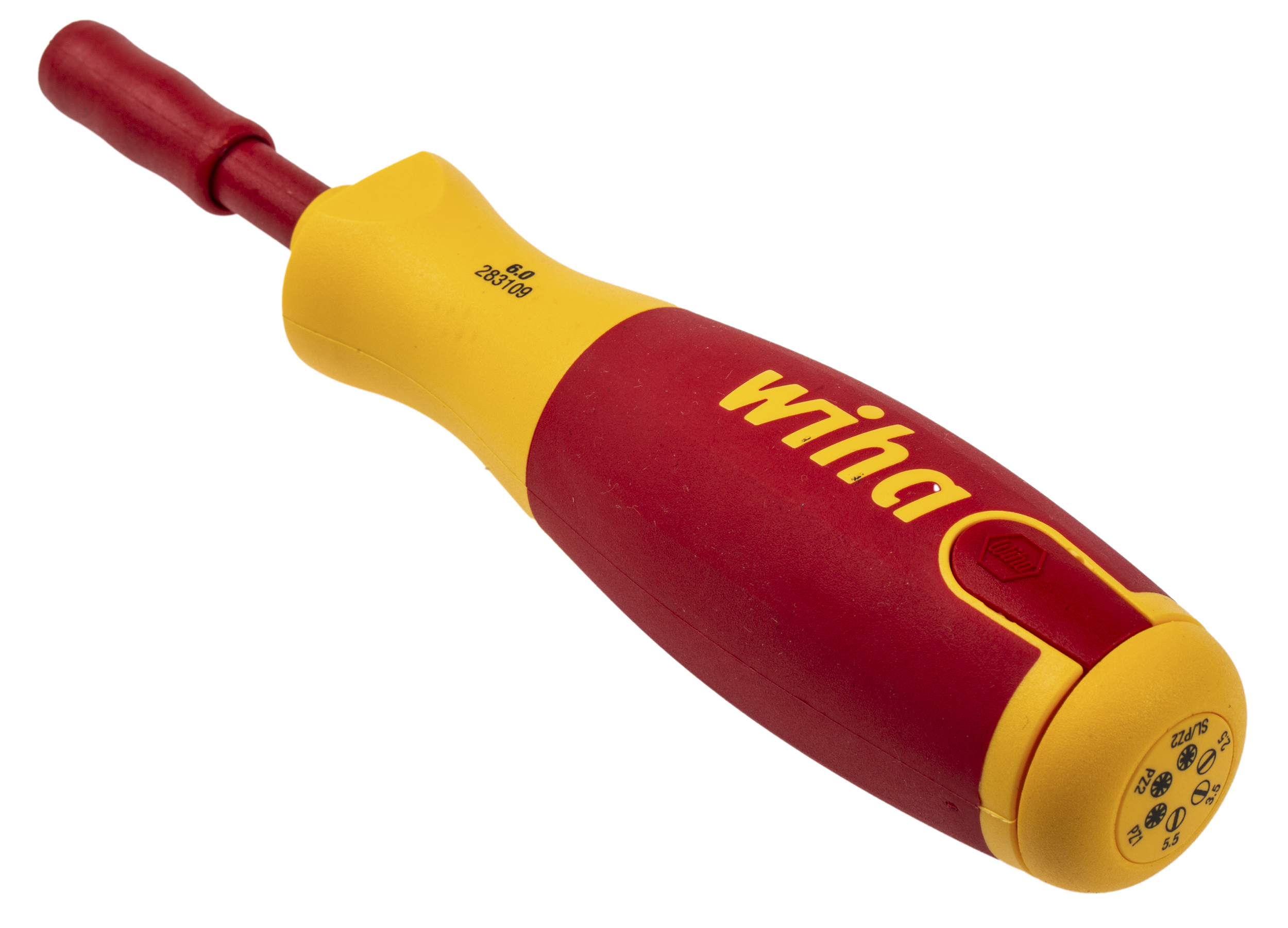 Wiha Driver Bit Set 6 Pieces, Pozidriv, Slotted