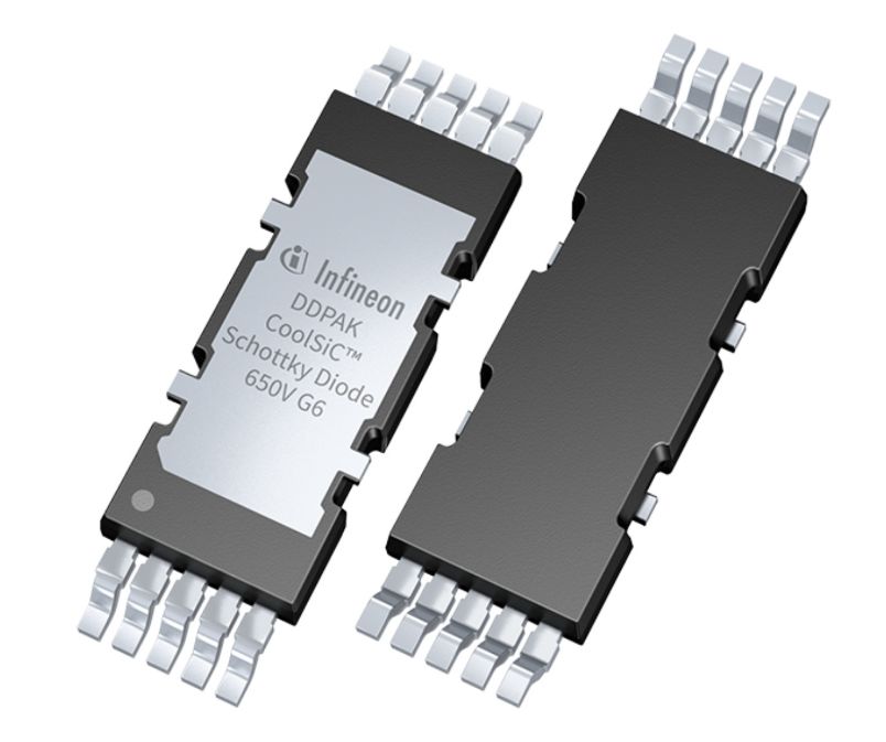 Infineon 650 V 10 A SiC Schottky Diode Schottky 10-Pin HDSOP IDDD06G65C6XTMA1