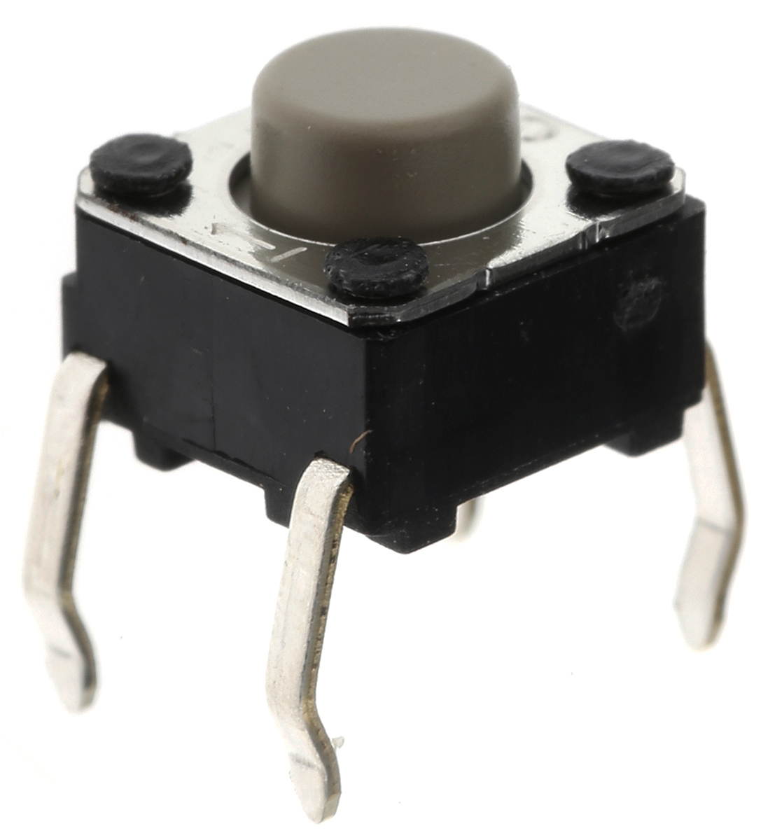 Omron Grey Plunger Tactile Switch, SPST 50 mA @ 24 V dc 0.7mm