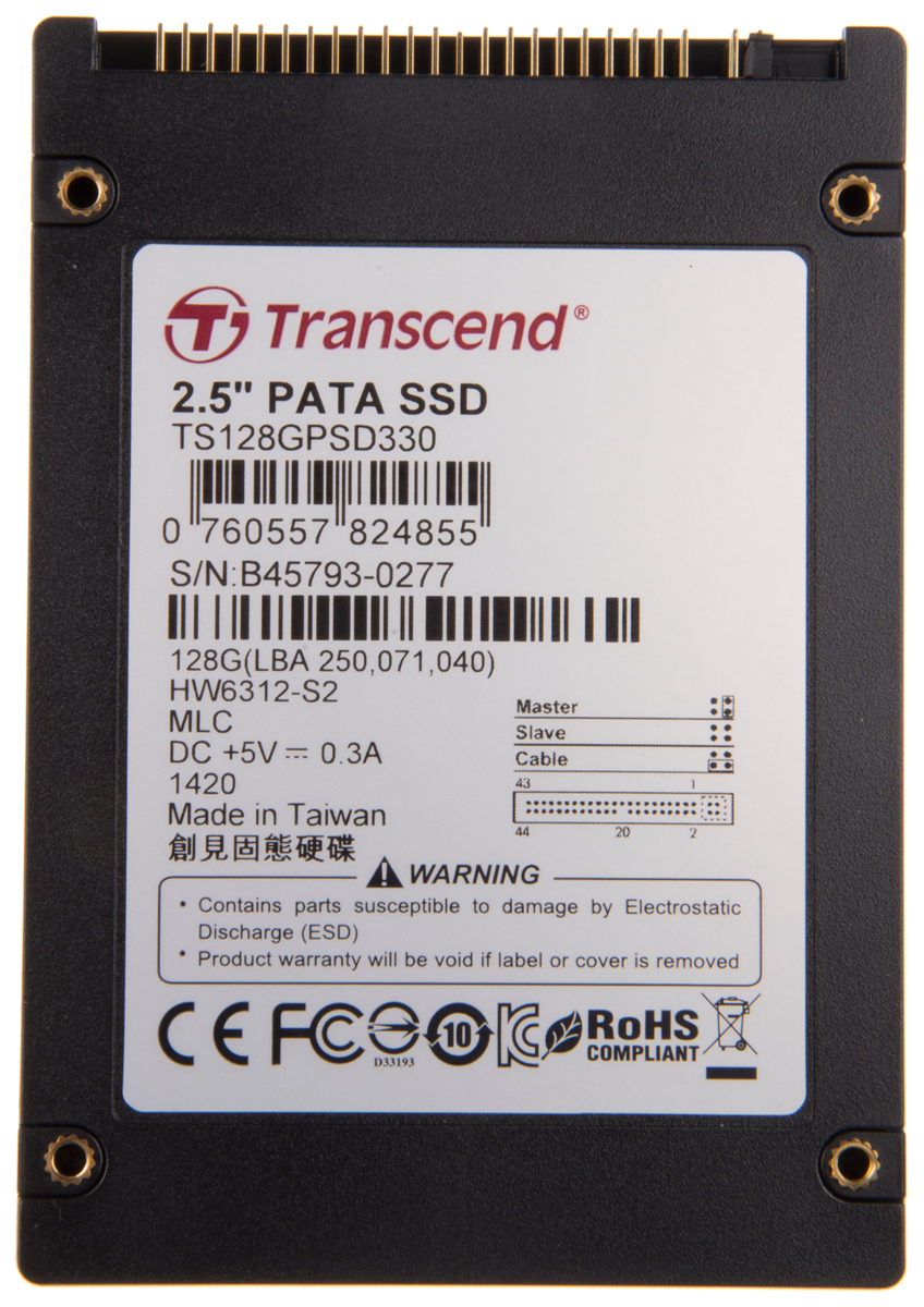 Transcend PSD330 2.5 in 128 GB Internal SSD