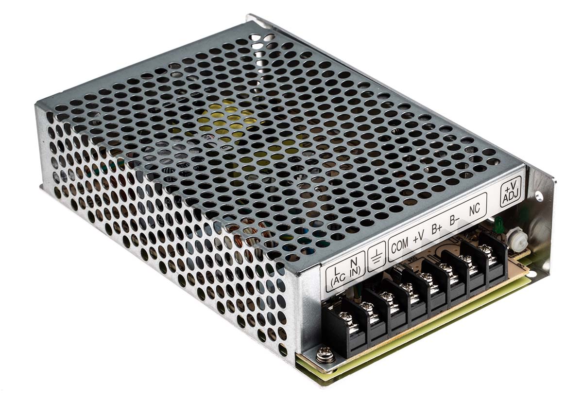 MEAN WELL Switching Power Supply, AD-55A, 13.5V dc, 3.5 A, 230mA, 51W, Dual Output, 124 → 370 V dc, 88 →