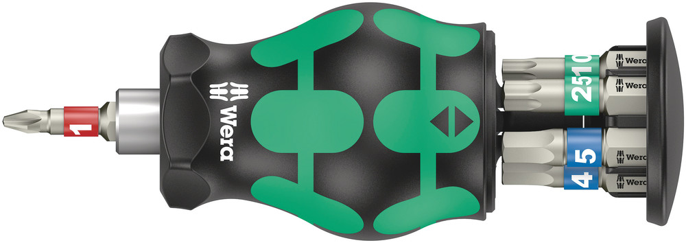 Wera Screwdriver Handle With Bits 7 Pieces, Hexagon, Phillips, Torx