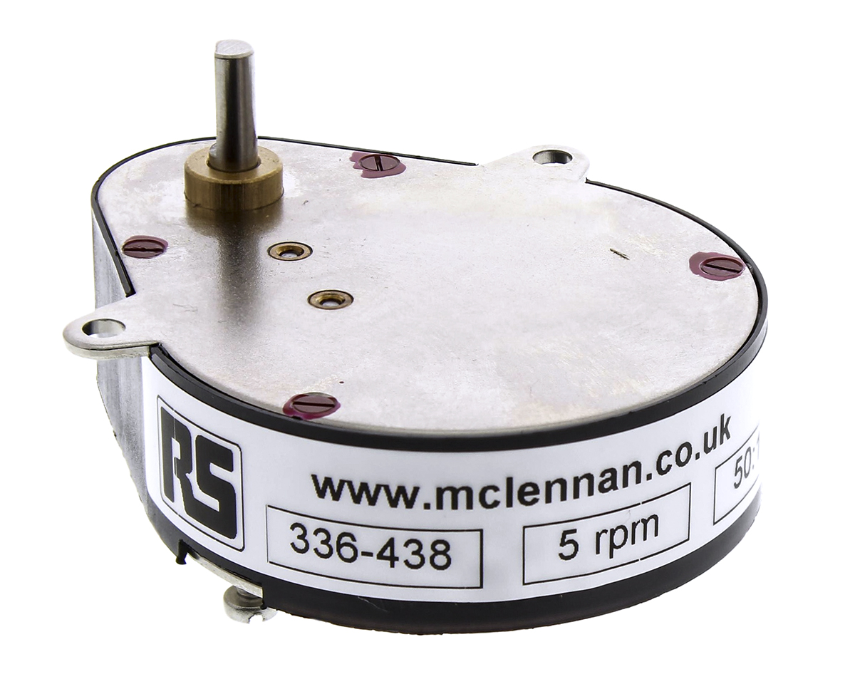 McLennan Servo Supplies Ovoid Gearbox, 50:1 Gear Ratio, 0.8 Nm Maximum Torque, 100rpm Maximum Speed