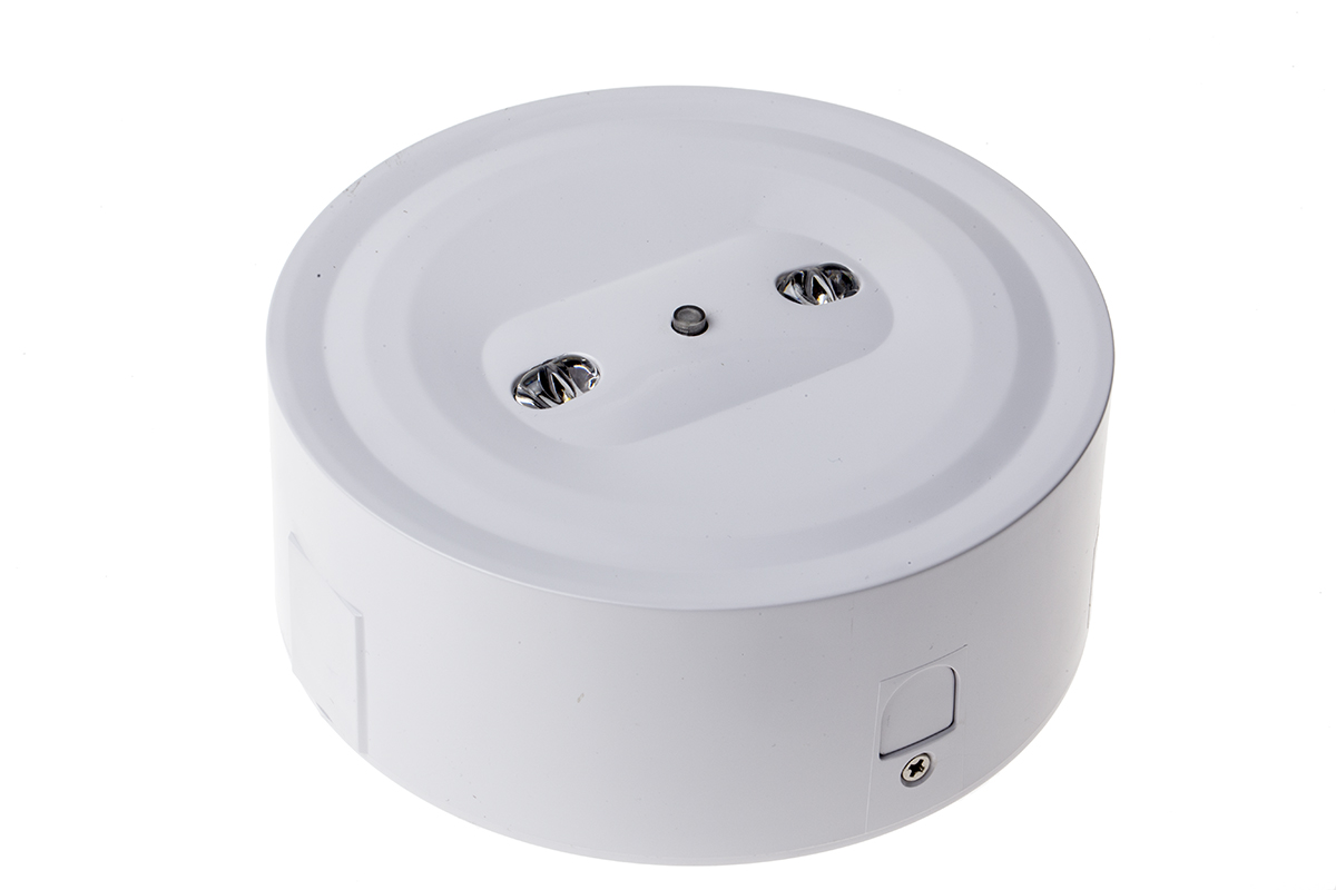 RS PRO LED Emergency Lighting, Bulkhead, 2 x 1.5 W, Maintained, Non Maintained