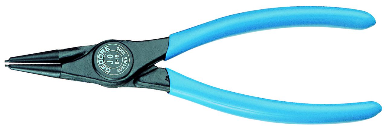 Gedore 6703320 5-Piece Circlip Pliers, 141 mm Overall, Straight Tip, 41mm Jaw