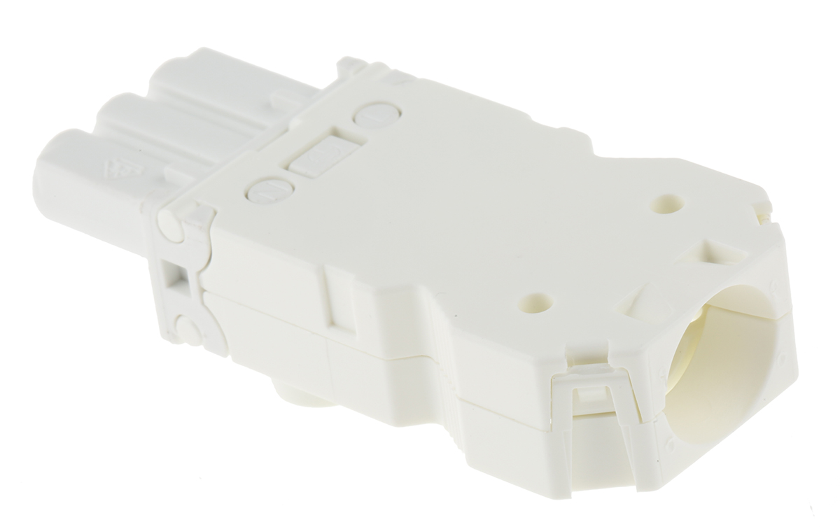 Wieland GST15i3 Series Mini Connector, 3-Pole, Female, Cable Mount, 16A, IP20