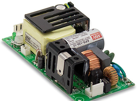 MEAN WELL Switching Power Supply, EPS-120-24, 24V dc, 5A, 84W, 1 Output, 113 → 370 V dc, 80 → 264 V ac