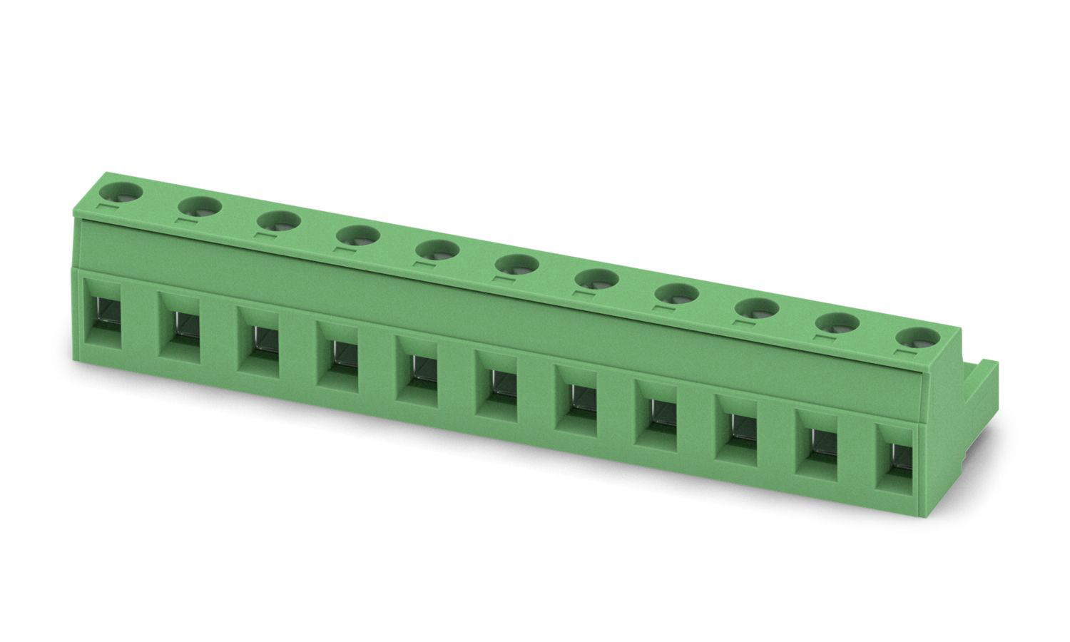 Phoenix Contact, 7.62mm Pitch, GMSTB 2.5/11-ST-7.62, 11 Way, , Pluggable Terminal Block, Plug, Cable Mount, Screw