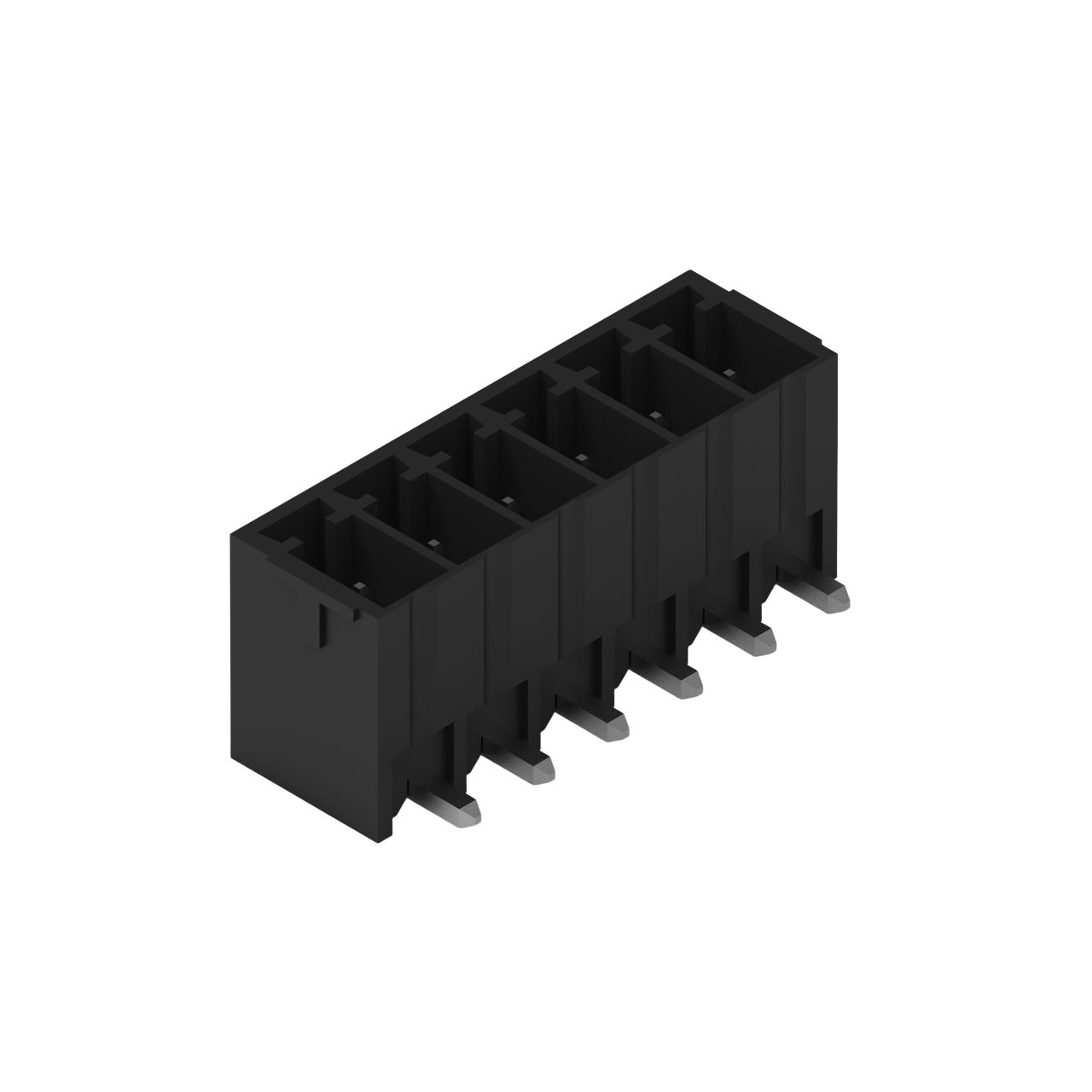 Wurth Elektronik WR-TBL Series Horizontal Through Hole PCB Header, 6 Contact(s), 3.5 mm Pitch, 1 Row