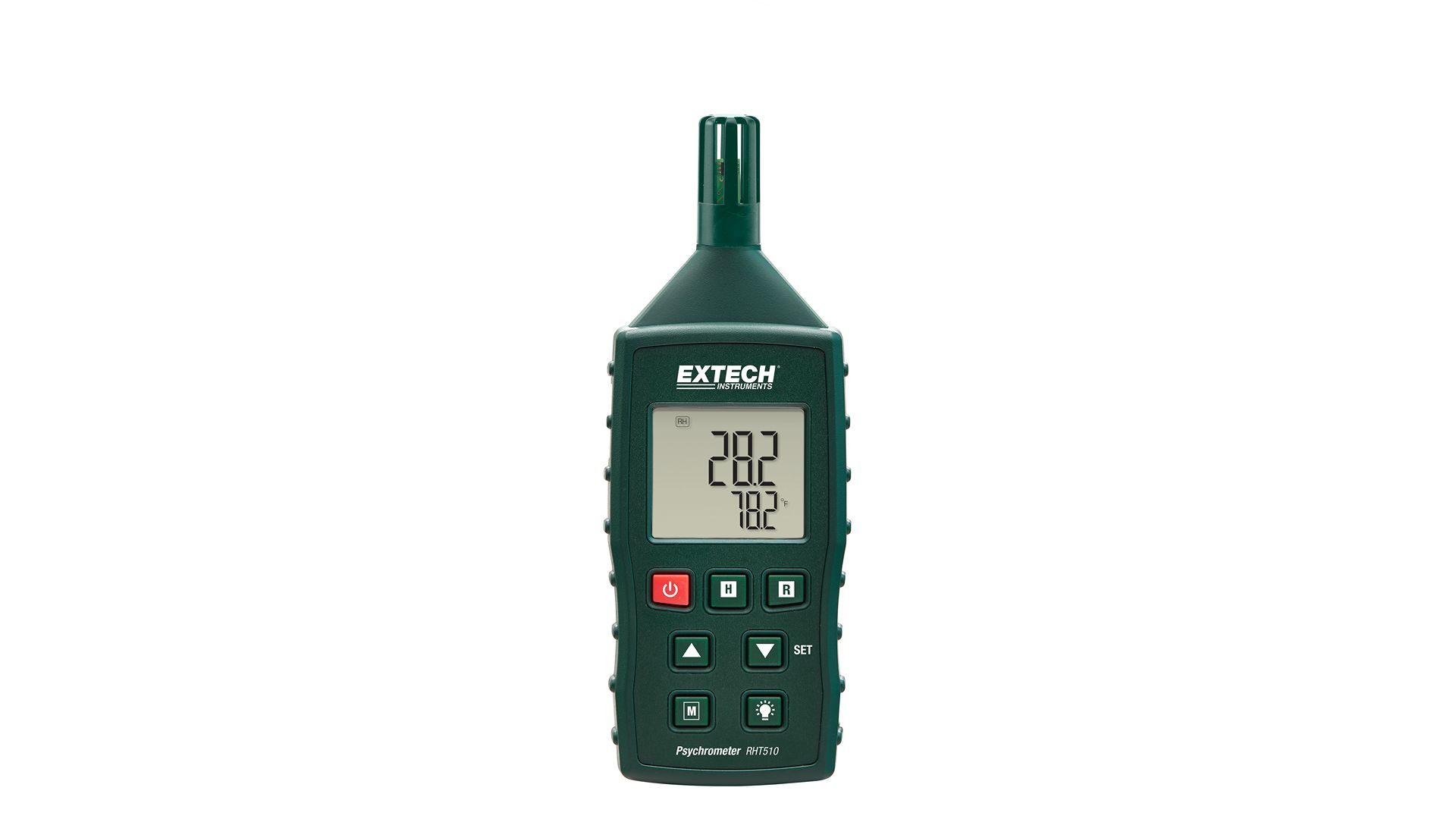 Extech RHT510 Digital Hygrometer, ± 4 %RH Accuracy, 2372°C Max, 95%RH Max