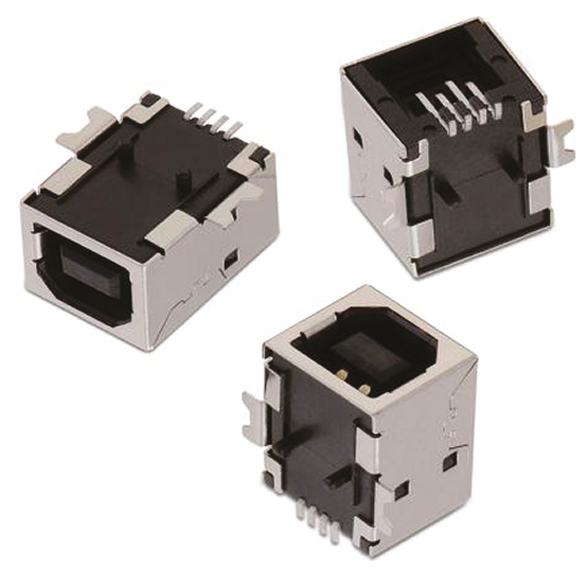Wurth Elektronik Right Angle, SMT, Socket- Single Port Type B 2.0 USB Connector