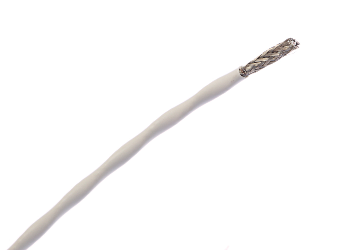 TE Connectivity SPEC44 Series Data Cable, 1 Pairs, 2 Cores, 0.38 mm², Screened, 22 AWG, 100m, Screened Shield, Type 44