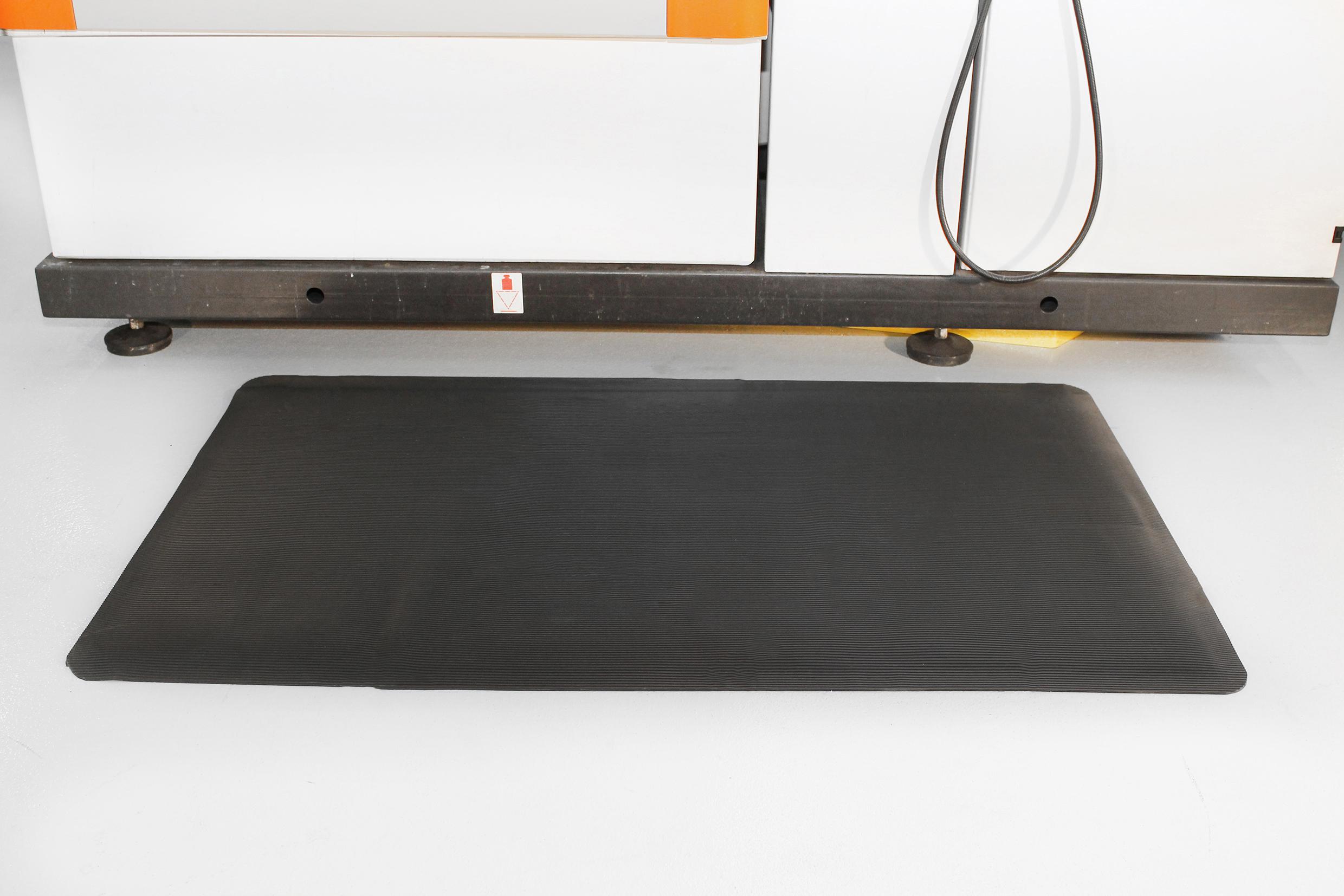 RS PRO Fluted Anti-Fatigue Vinyl Anti-Fatigue Mat, 0.6m x 0.9m x 12.5mm