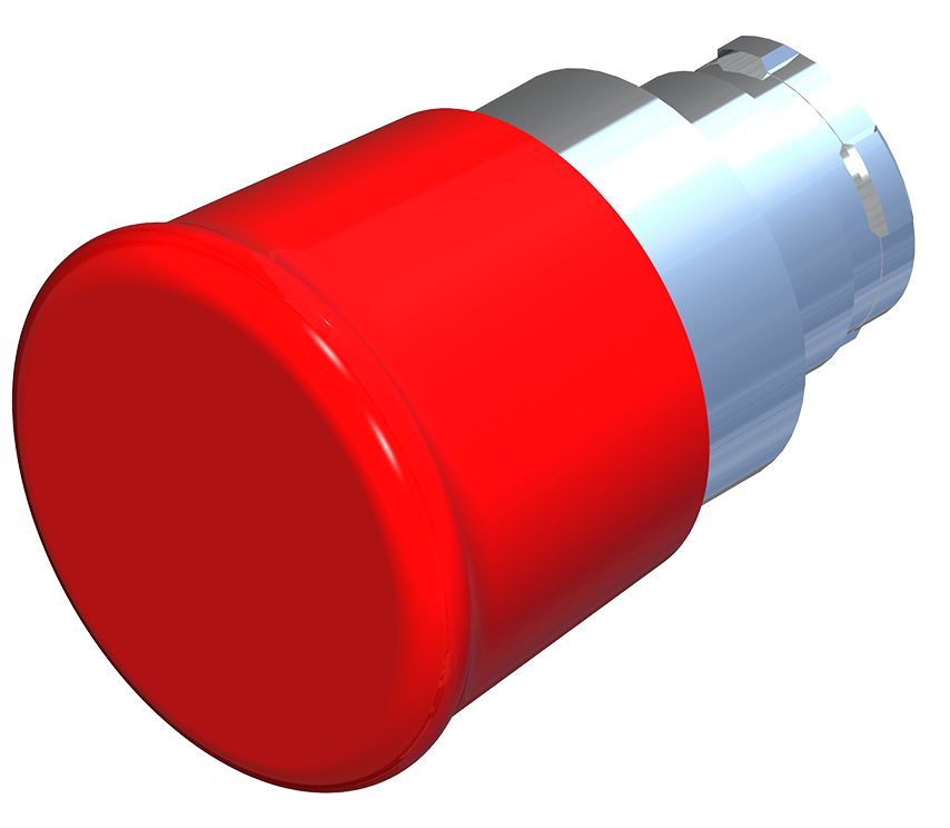 RS PRO Snap Action Emergency Stop Push Button, Panel Mount, 22.5mm Cutout, IP65