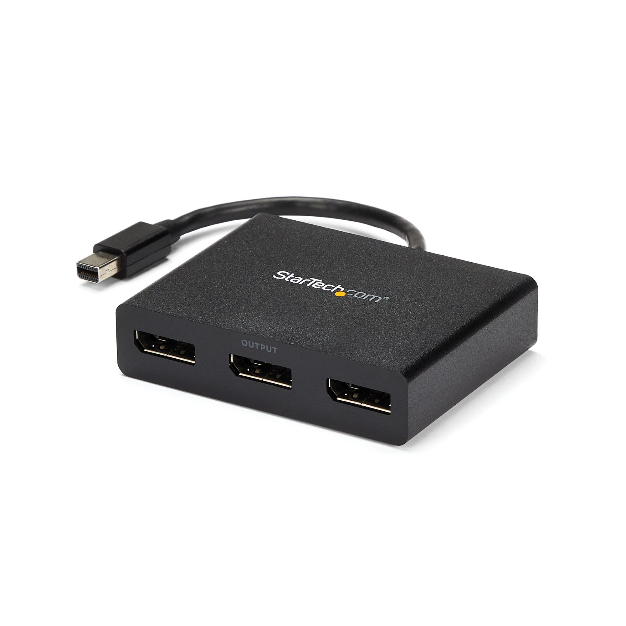 StarTech.com 3 port Mini DisplayPort to DisplayPort Adapter, 190mm Length - 4K Maximum Resolution