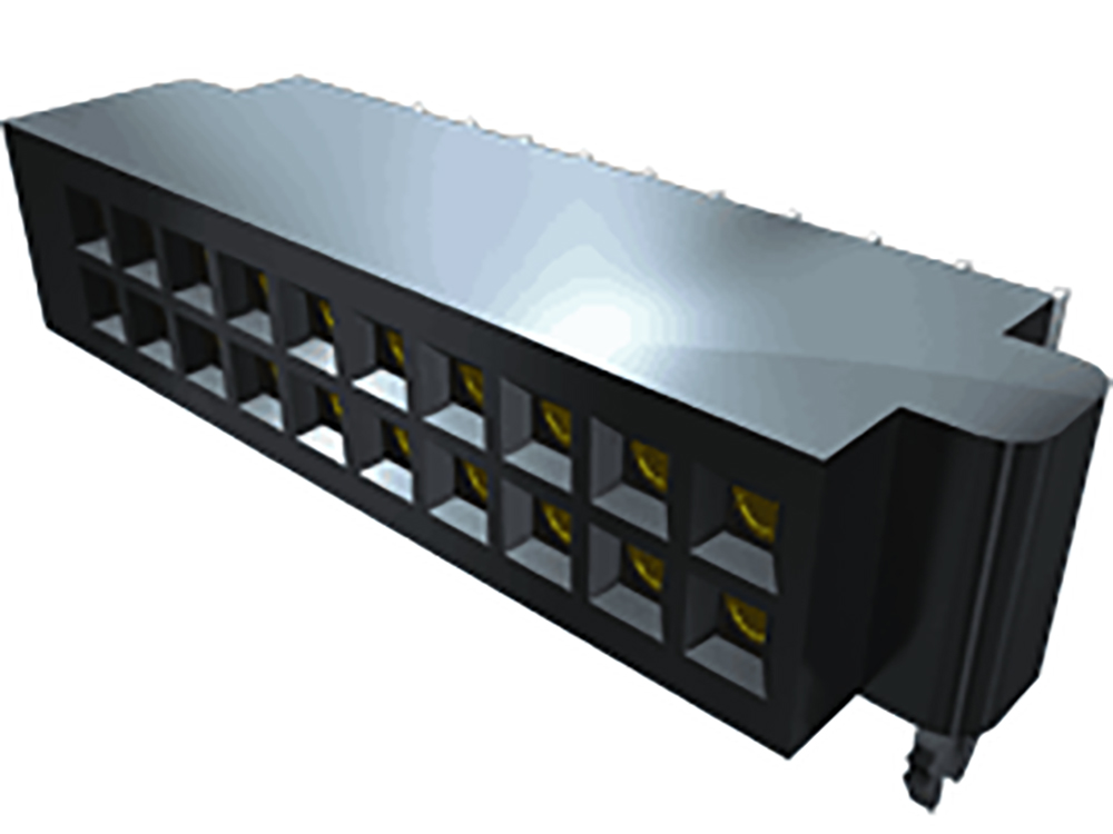 Samtec SFMH Series Straight Surface Mount PCB Socket, 10-Contact, 2-Row, 1.27mm Pitch, Solder Termination