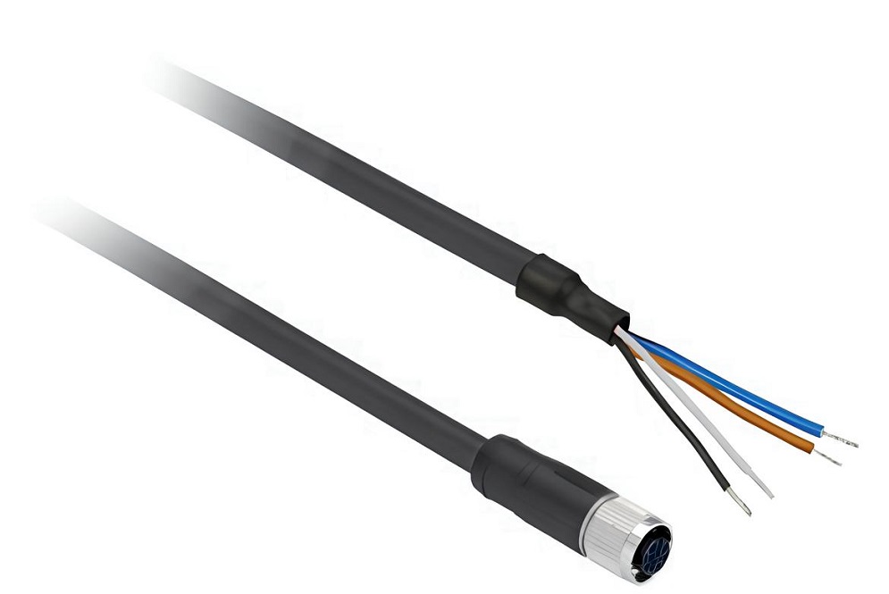 Telemecanique Sensors Female 4 way M12 to 4 way M12 Sensor Actuator Cable, 2 m