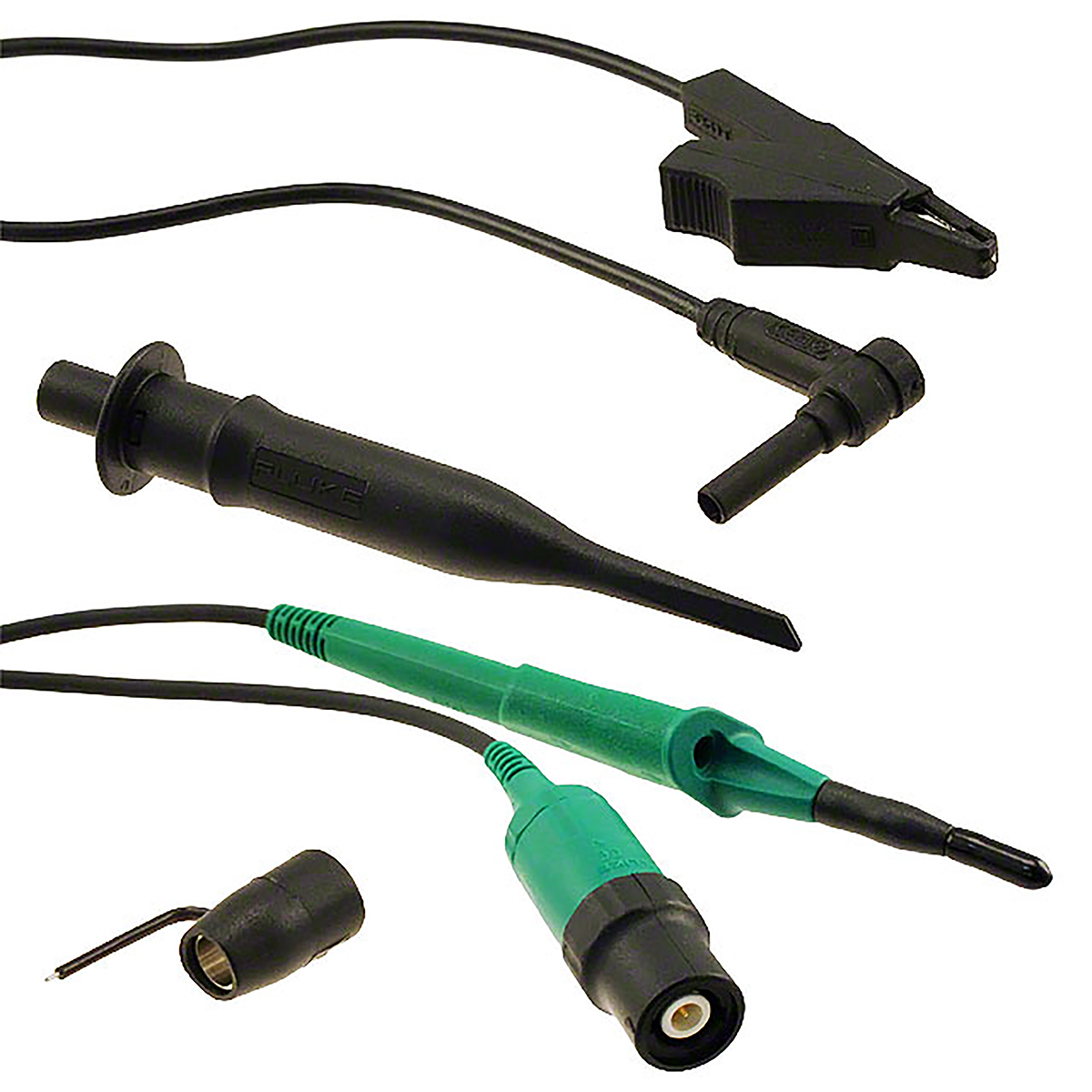 Fluke VPS410 Series VPS410-II-V Oscilloscope Probe, Voltage Type, 500MHz, 1:10, Test Lead Connector