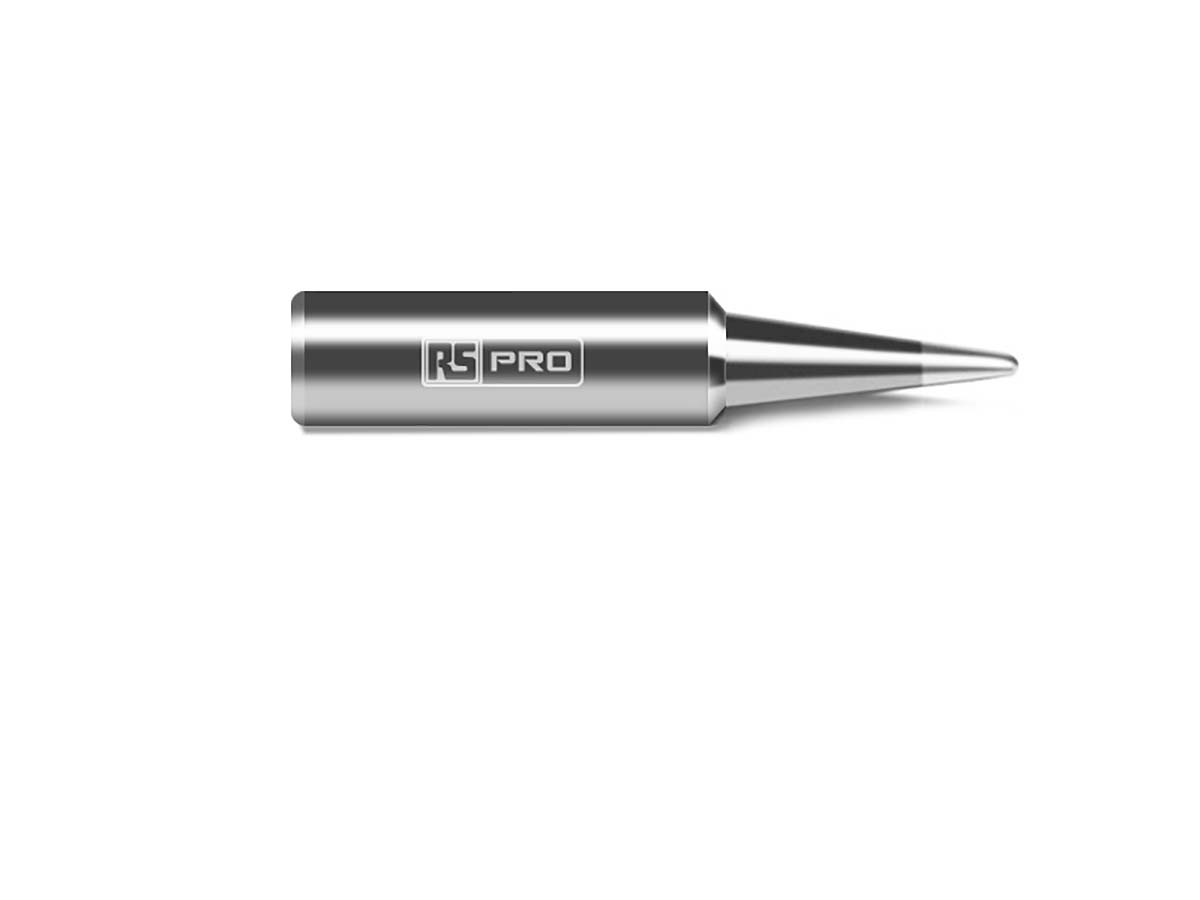 RS PRO 0.6 mm Straight Conical Soldering Iron Tip for use with RS PRO Soldering Irons