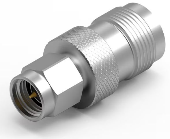 Wurth Elektronik Horizontal Coax Adapter SMA Plug to TNC Jack 18GHz