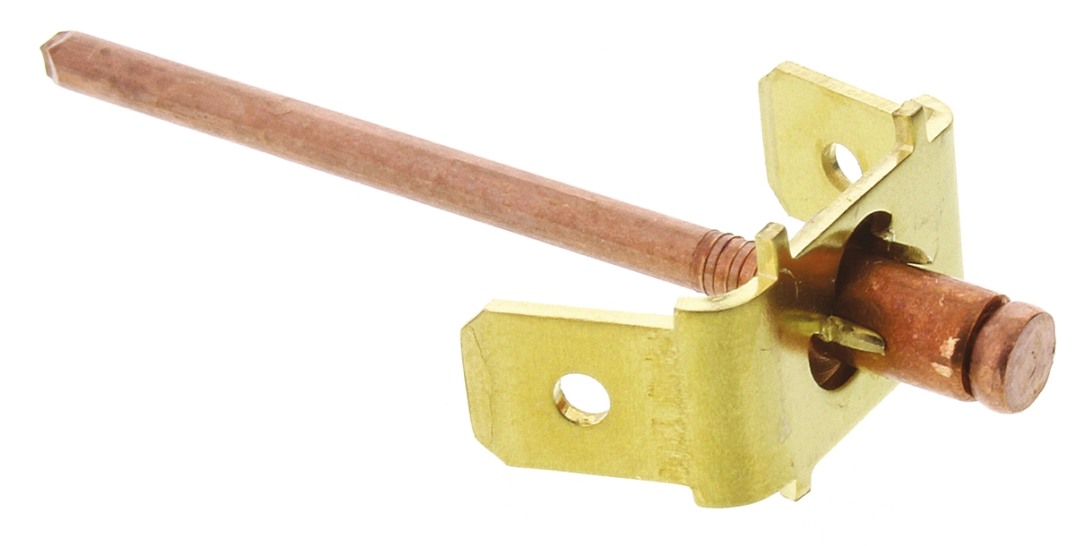 POP Copper Coated, Plain Steel Earth Tab Rivet, 5.3mm