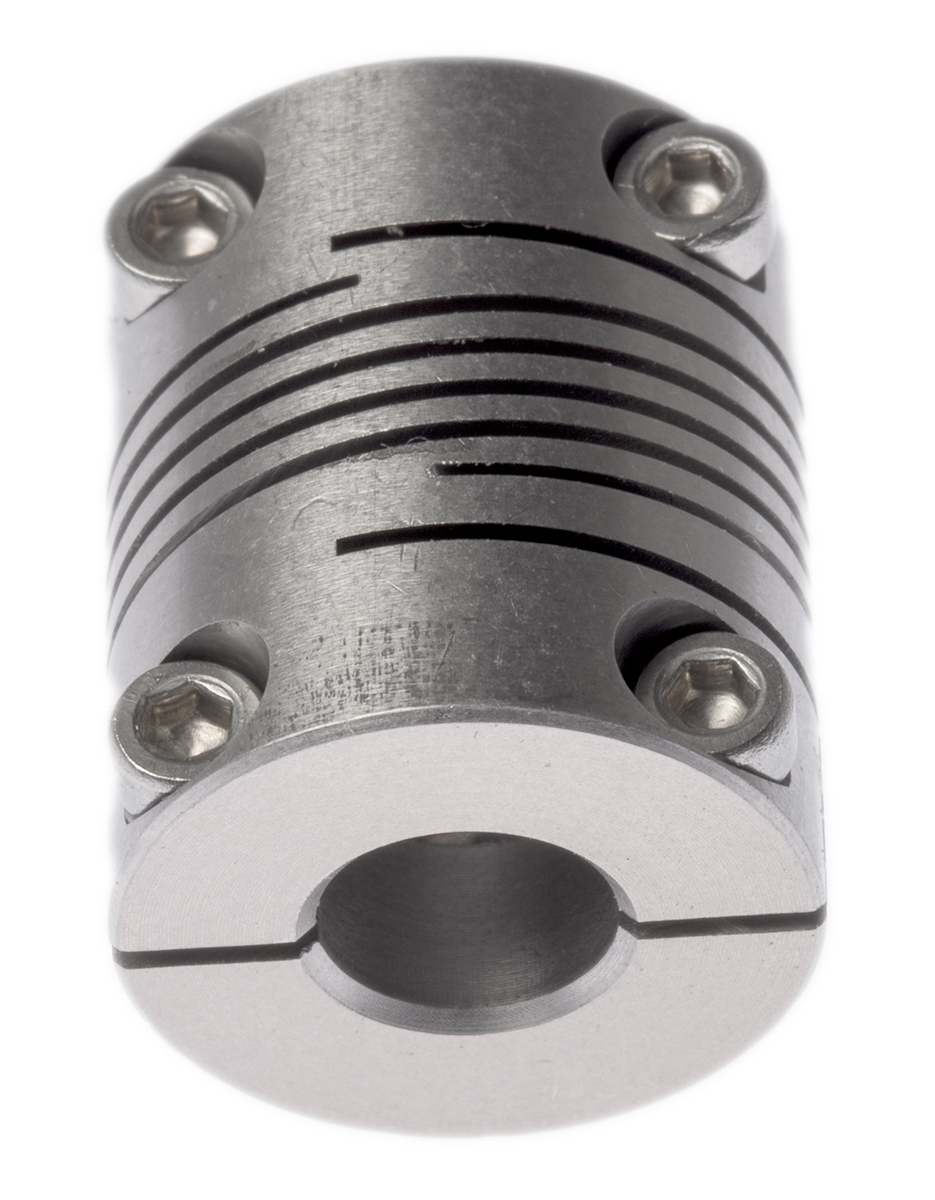 Huco Beam Coupling, 19mm Outside Diameter, 8mm Bore, 22.9mm Length Coupler