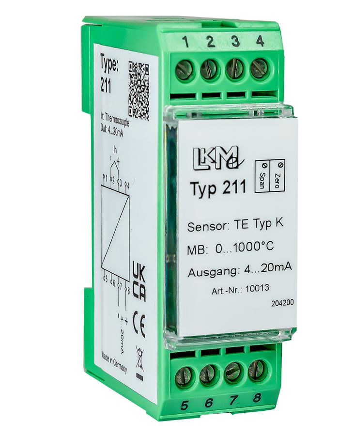 LKMelectronic LKM Temperature Transmitter Type K Input