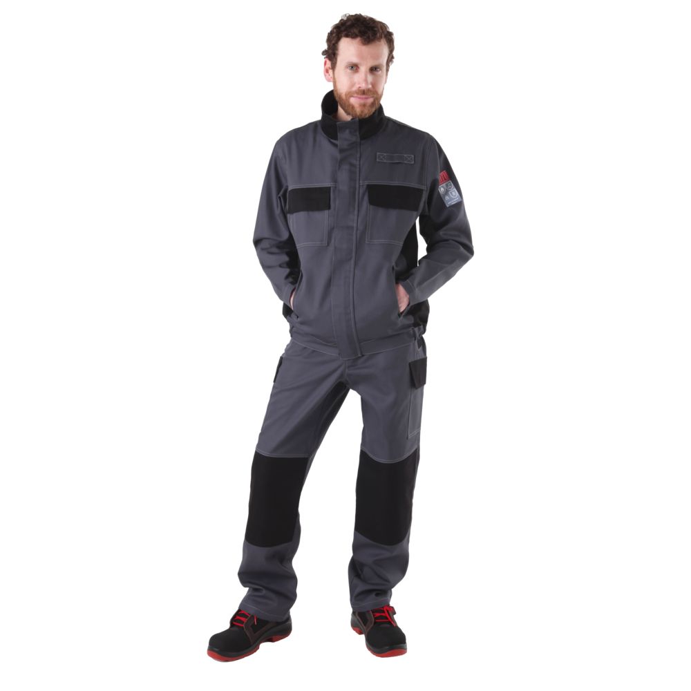 Catu AFG-2000 Grey/Black, Anti-Static, Arc Flash Protection Jacket, XL