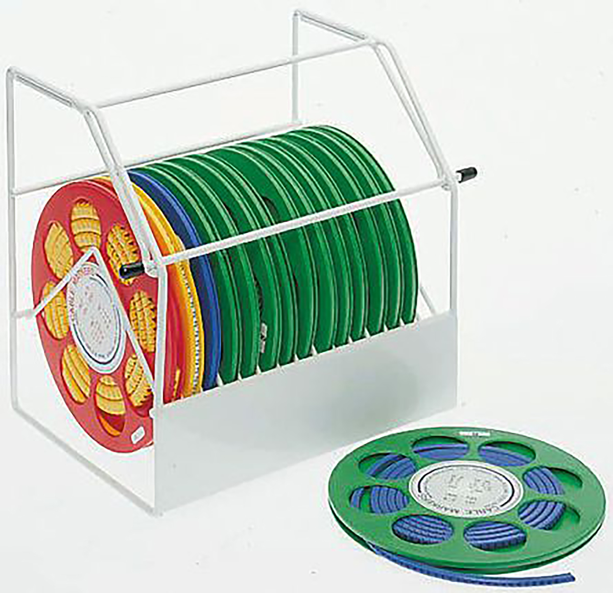 HellermannTyton Helagrip Slide On Cable Markers, Black on White, Pre-printed "T", 1 → 3mm Cable, 901-10279