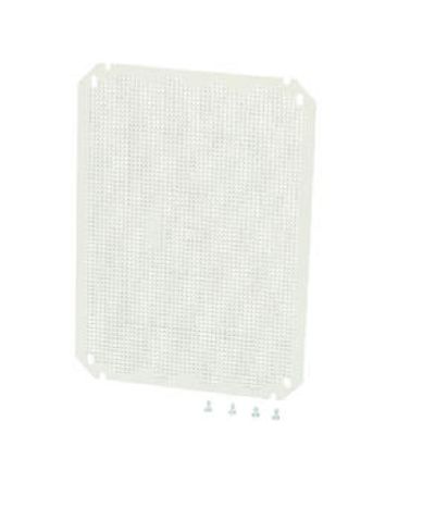 Fibox ABS Perforated Mounting Plate, 280mm W, 3mm L