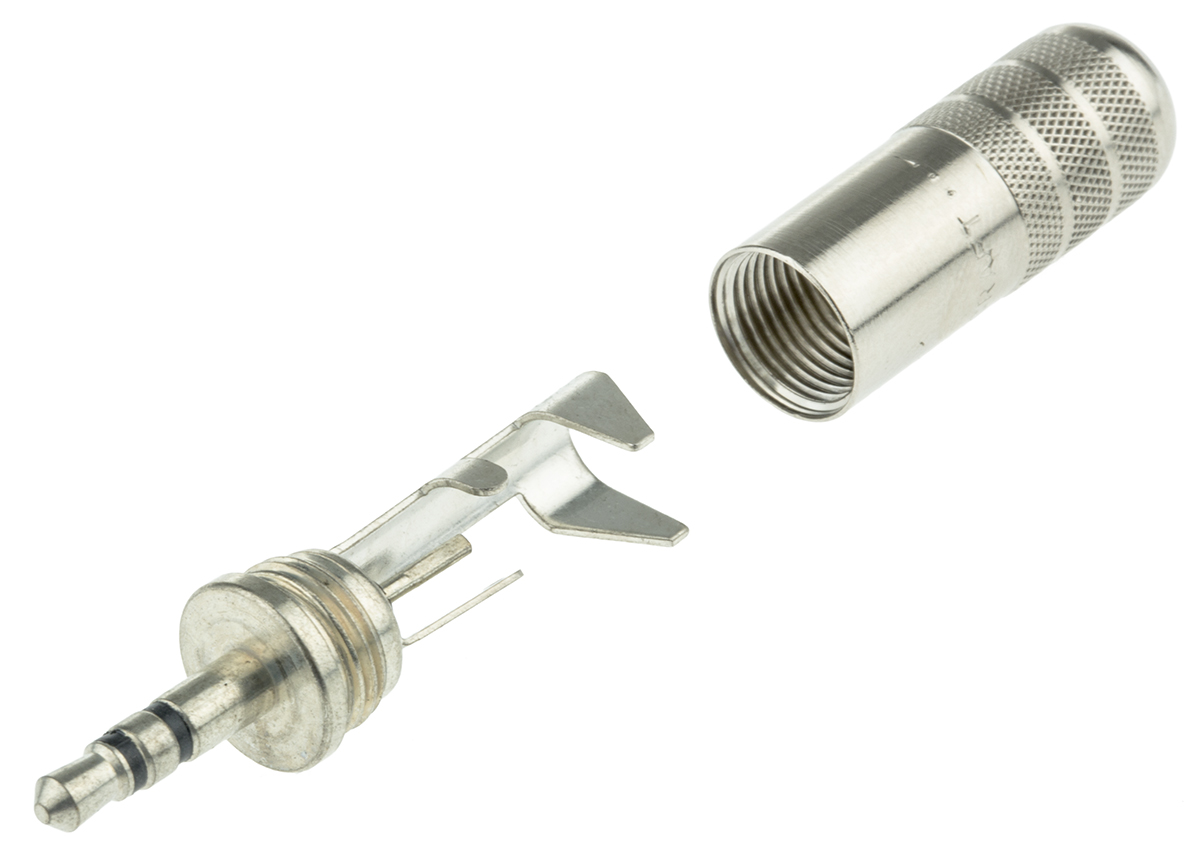 Switchcraft Jack Connector 3.5 mm Cable Mount Stereo Plug 4A